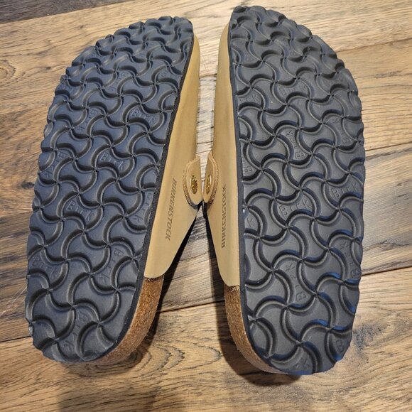 Birkenstock Boston Big Buckle Nubuck Leather Clog 38 - Picture 4 of 6